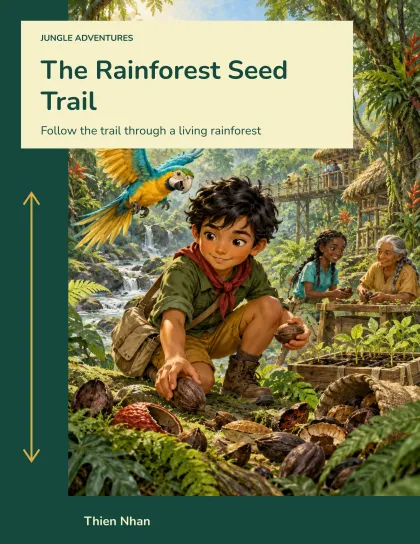 Jungle adventure book cover